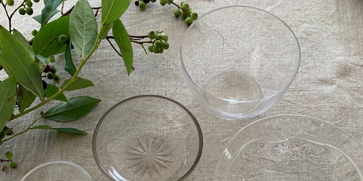 和にも洋にもガラス小鉢｜涼と垢抜けをもたらすピュアな透明感