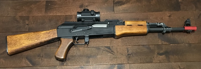 東京マルイAK47（スタンダード）にMULE製ウッドストックセットを