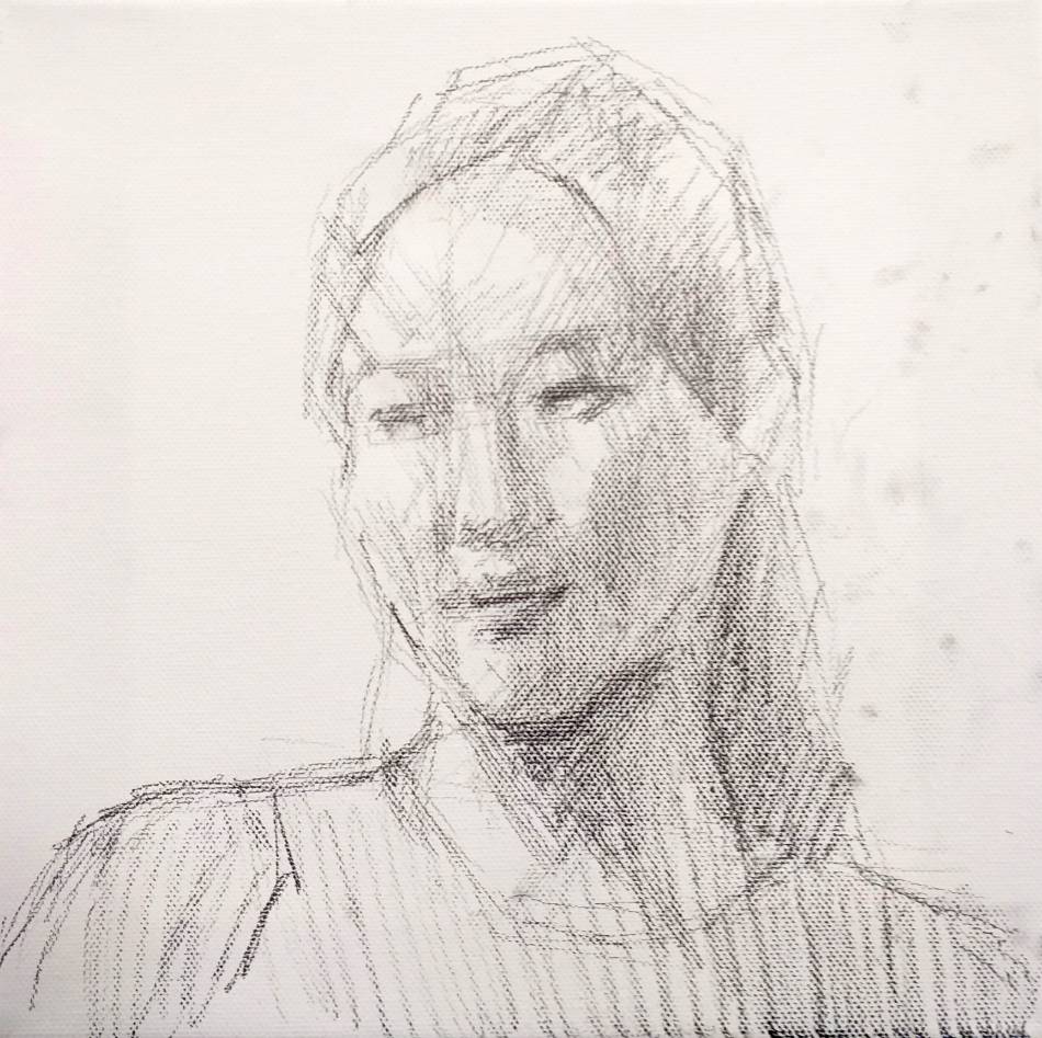 油彩で女性の顔を描く/油絵技法 | HISA GEMMA オンライン絵画教室