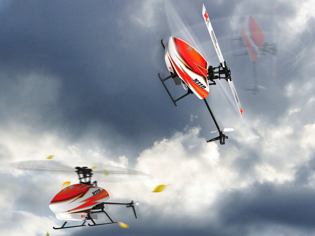 6CH ブラシレスモーター 3D6Gシステムヘリコプター [K110] | Hitec