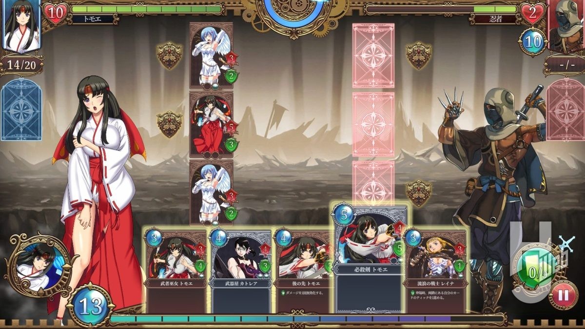 クイーンズブレイド」がローグライトアーマーブレイク型カードゲーム