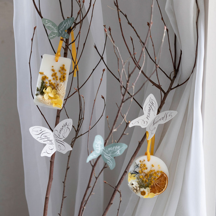 ミモザでつくるアロマワックスサシェ – Craftie Home (クラフティホーム)