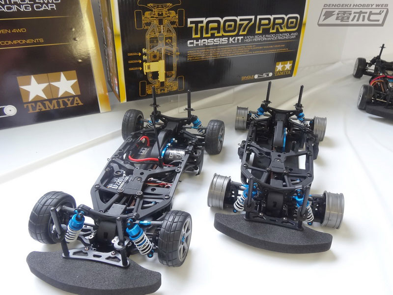 タミヤ新商品】モーター搭載位置で特性が変わる「TA07 PRO」！最速の