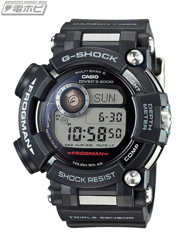 G-SHOCK×海洋堂コラボ!!!】「FROGMAN」の裏蓋に刻印されている「潜水
