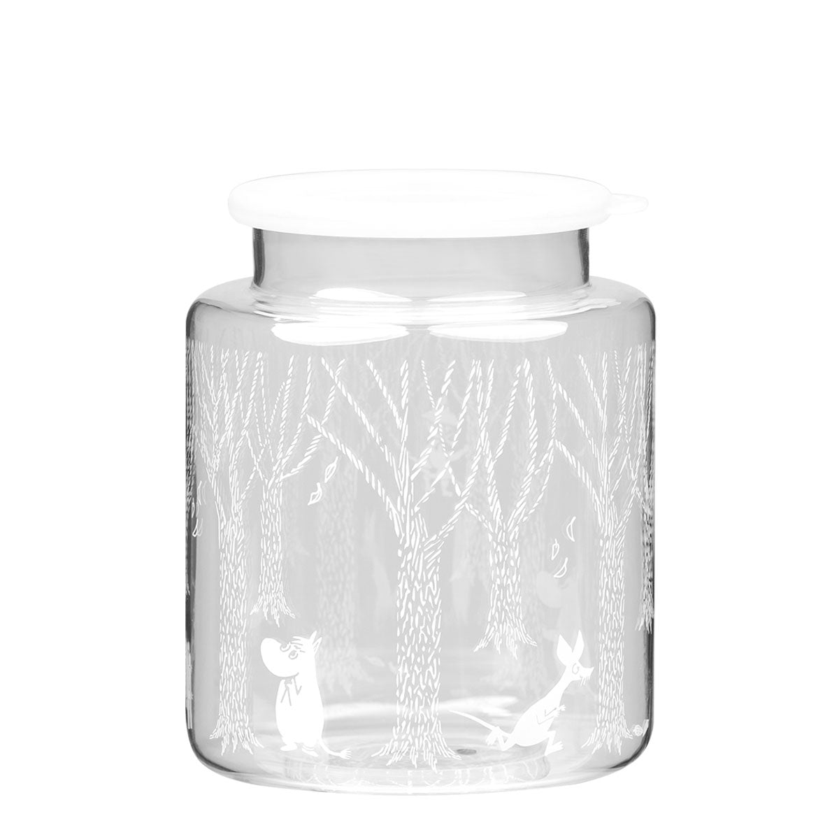 Moomin ムーミン Muurla ムールラ 蓋付きガラスジャー ( IN THE WOODS