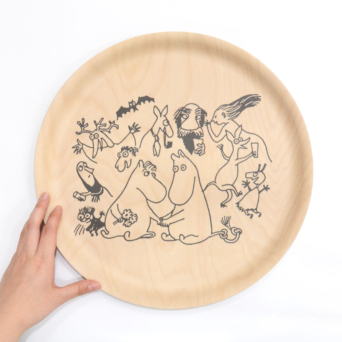 Moomin ムーミン Muurla ムールラ 木製トレイ ( ムーミン80周年