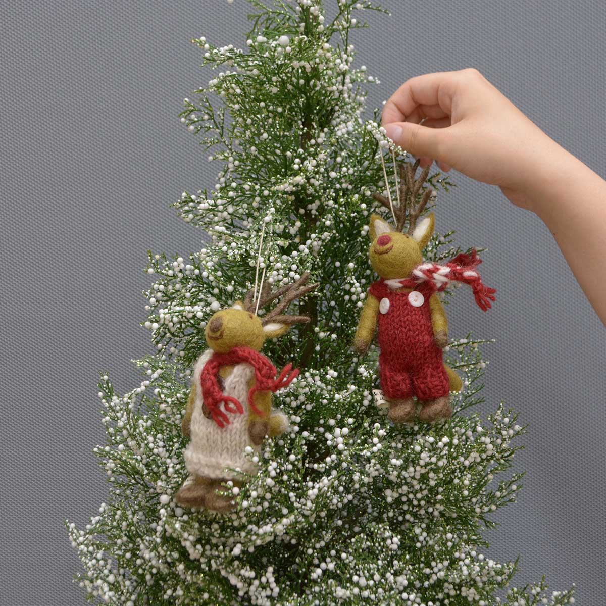 Gry&Sif グライアンドシフ オーナメント ( 赤鼻トナカイ / ブラウン