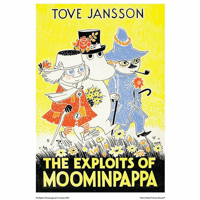 Moomin ムーミン ポスター ( The Exploits of Moominpappa / 50 x 70