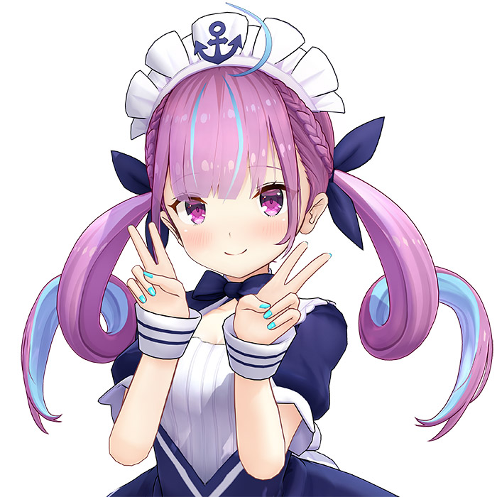 女性VTuberグループ「ホロライブ」所属タレント「湊あくあ」「獅白