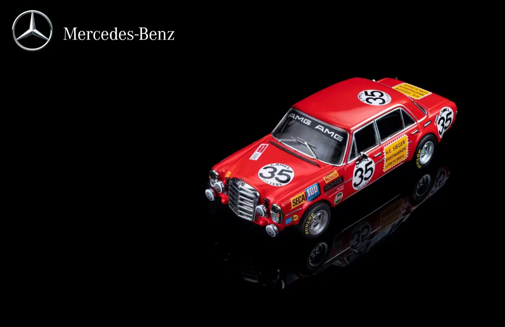 Liberty64 Mercedes-Benz AMG 300SEL6.8 Red Sow – Horizon Diecast