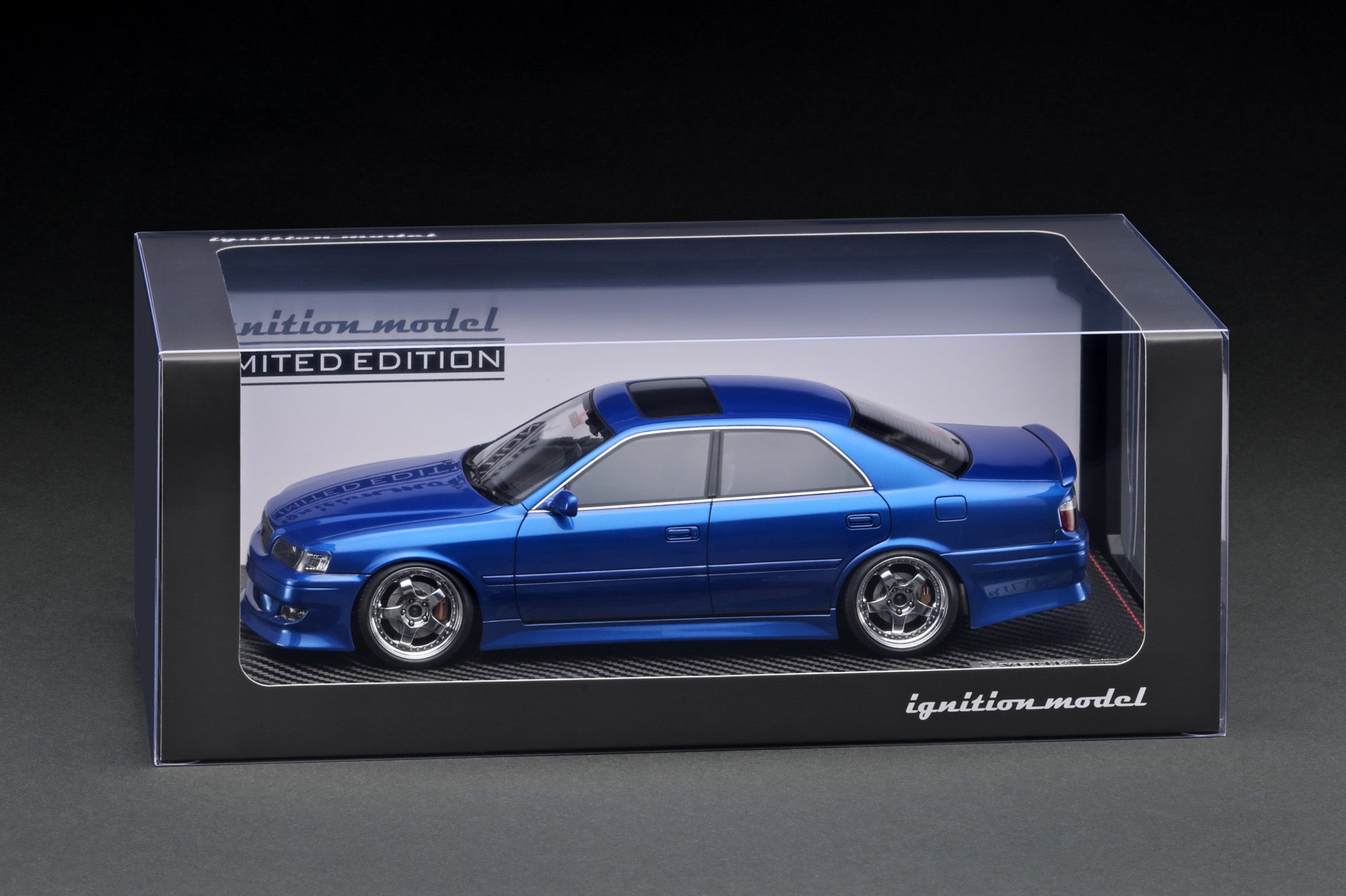 Preorder] Ignition Model 1:18 VERTEX JZX100 Chaser Blue Metallic