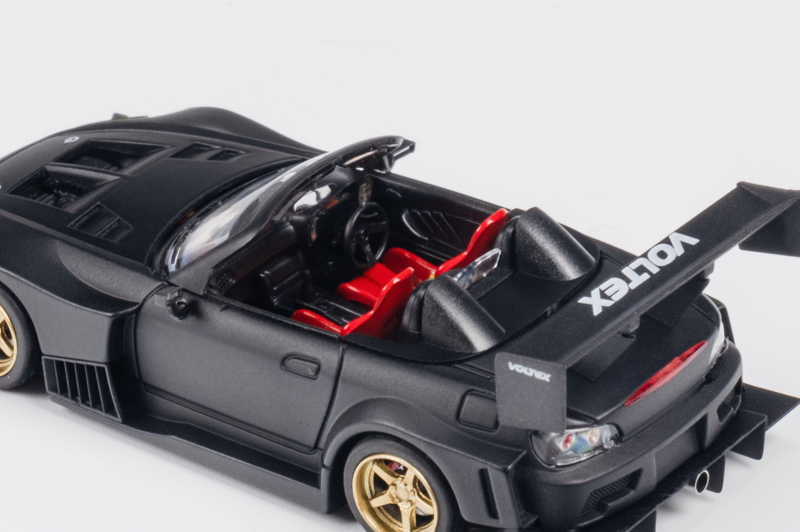 Microturbo 1:64 Honda S2000 JS Black – Horizon Diecast