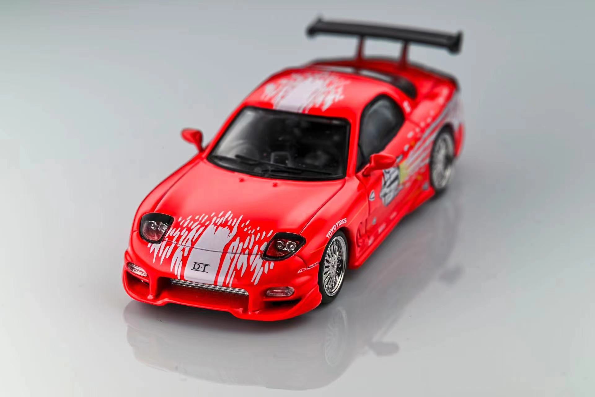 Mortal 1:64 Mazda RX-7 Veilside Fast and Furious- Red – Horizon