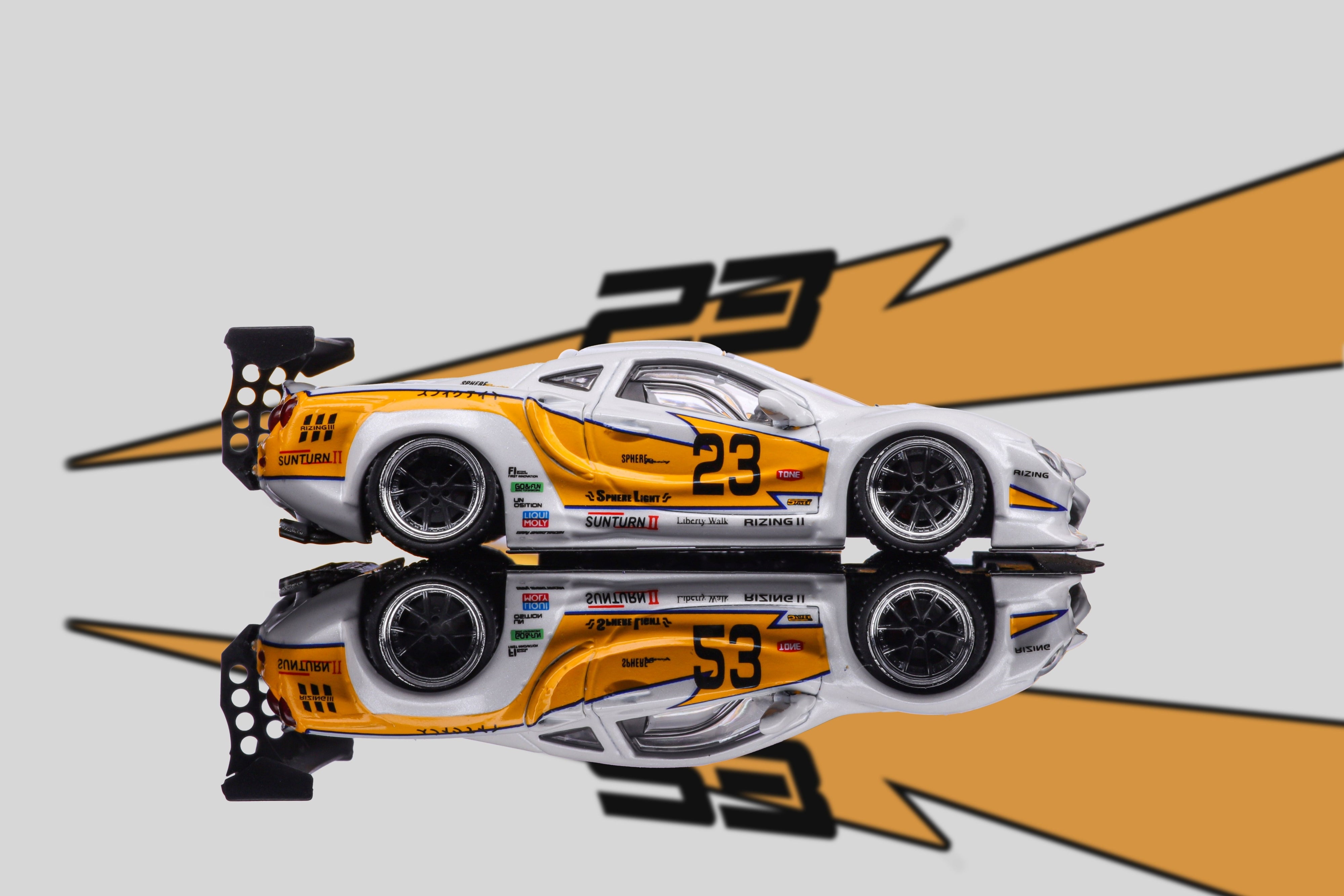 Mortal 1:64 Mitsuoka Orochi LBWK Yellow Flash – Horizon Diecast