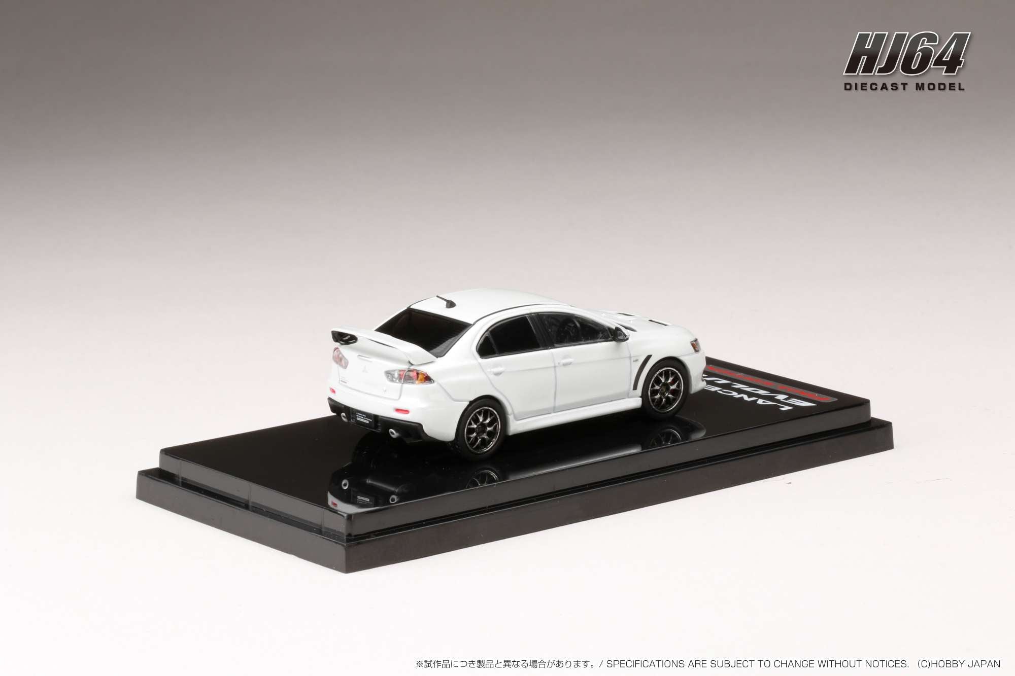Hobby Japan 1:64 MITSUBISHI LANCER EVOLUTION Ⅹ FINAL EDITION WITH