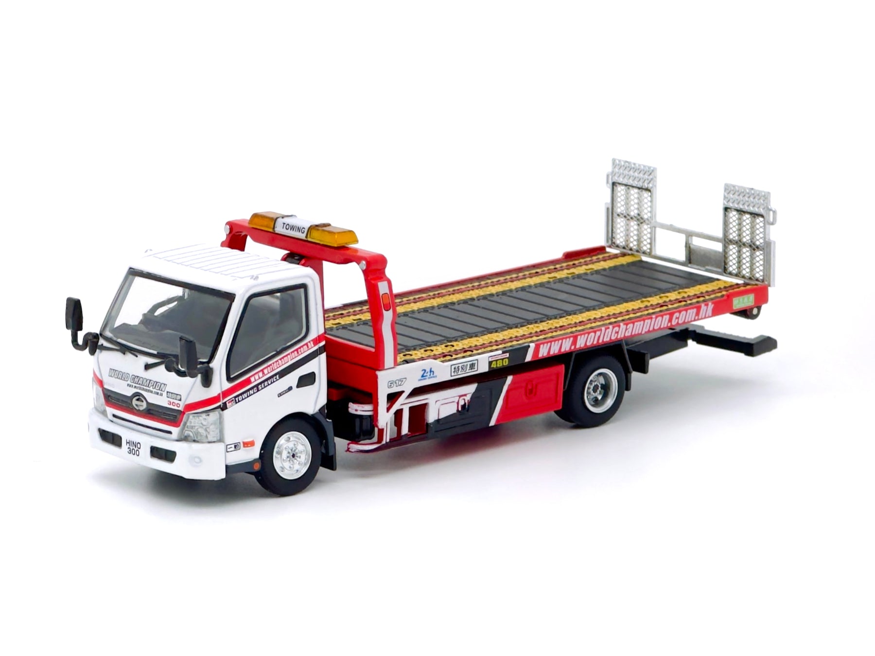 Preorder] Unique Model × Tiny City HINO 300 World Champion Tow