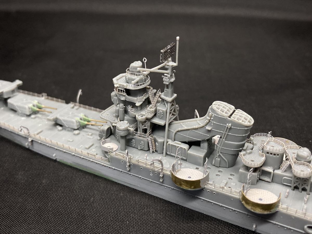 ほそプラネット | 1/700 Fujimi 軽巡洋艦 利根(1945)を作る（3）