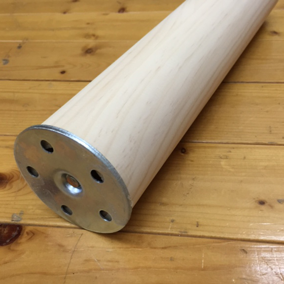 パイン材丸脚 φ60mm 4本1組(長さ300mm) - HouseNoteStore