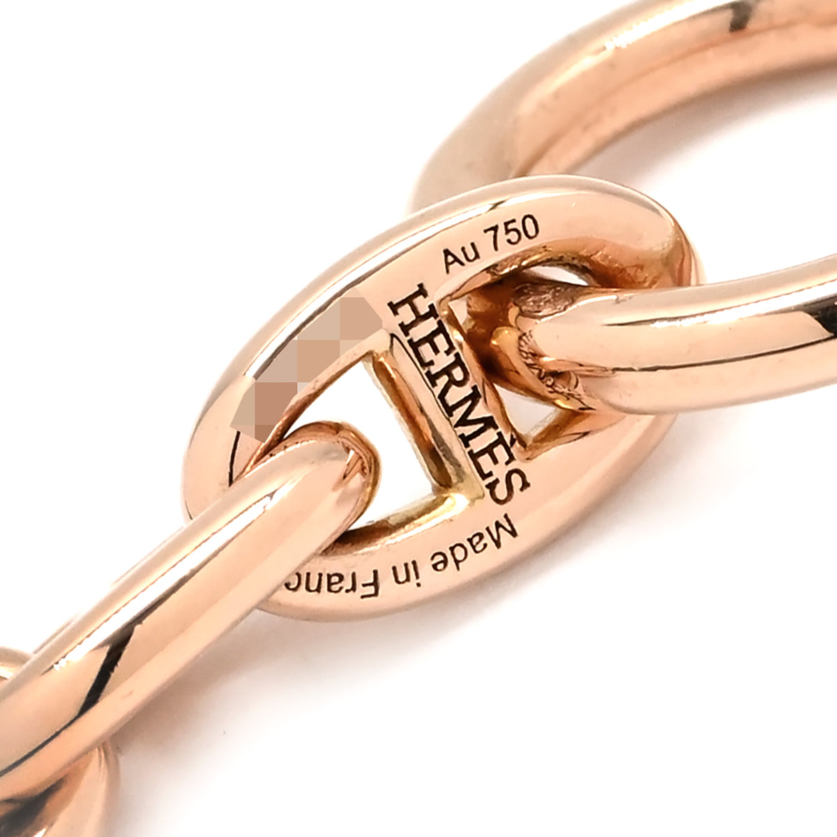 エルメス HERMES シェーヌダンクル TPM ローズゴールド ブレスレット