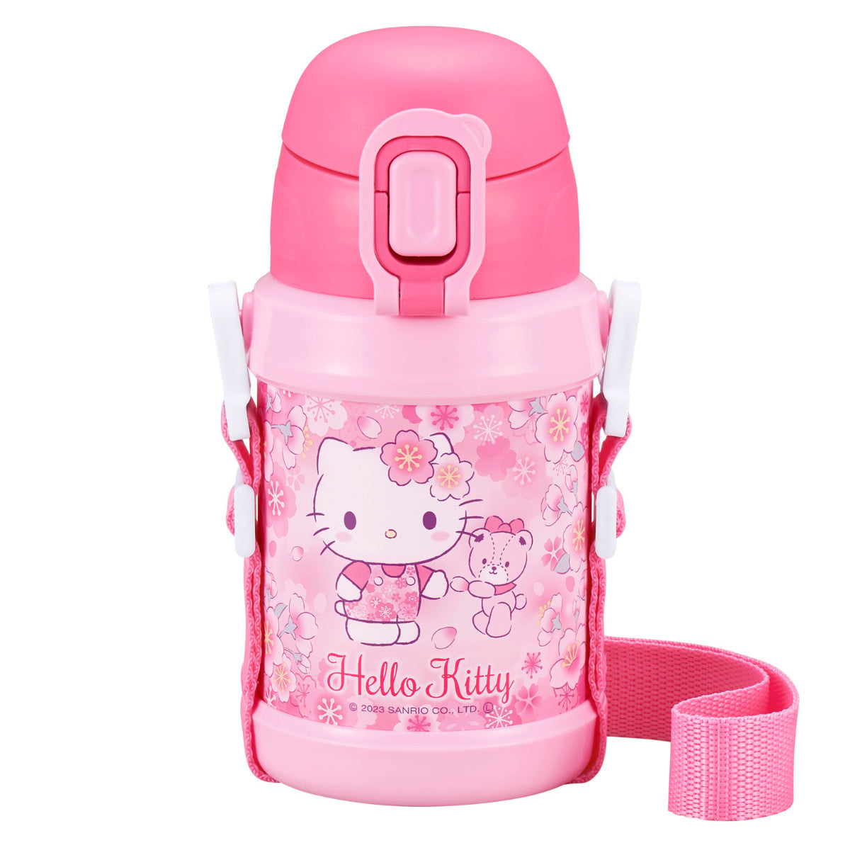 水筒 450ml ストロー付ステンレスボトル ハローキティさくら – ハウジー