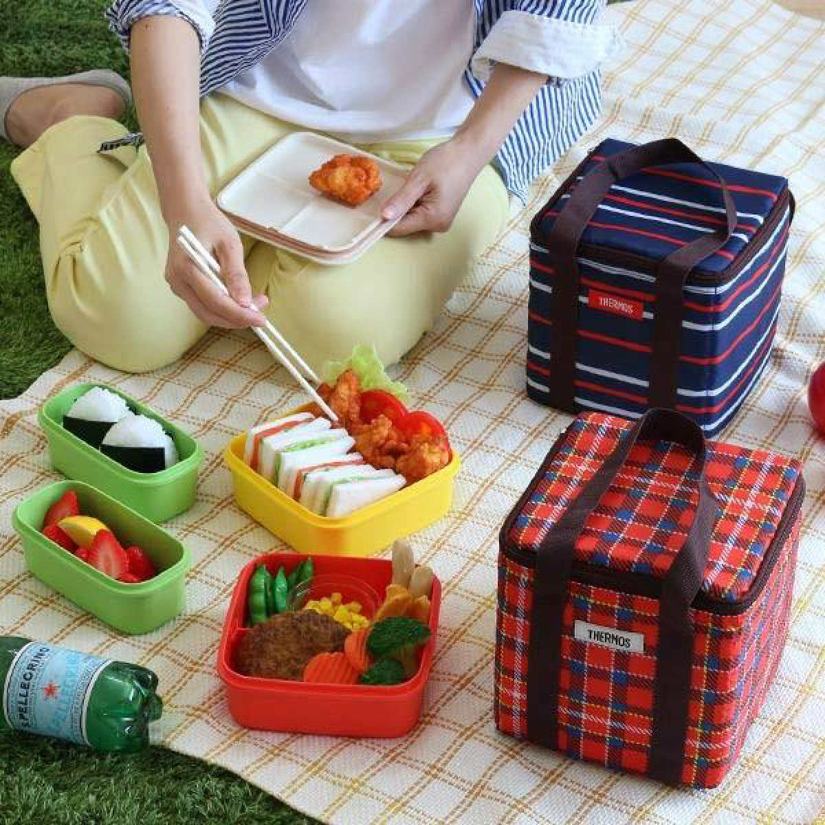 お弁当箱 ファミリーフレッシュランチボックス サーモス 3段 保冷