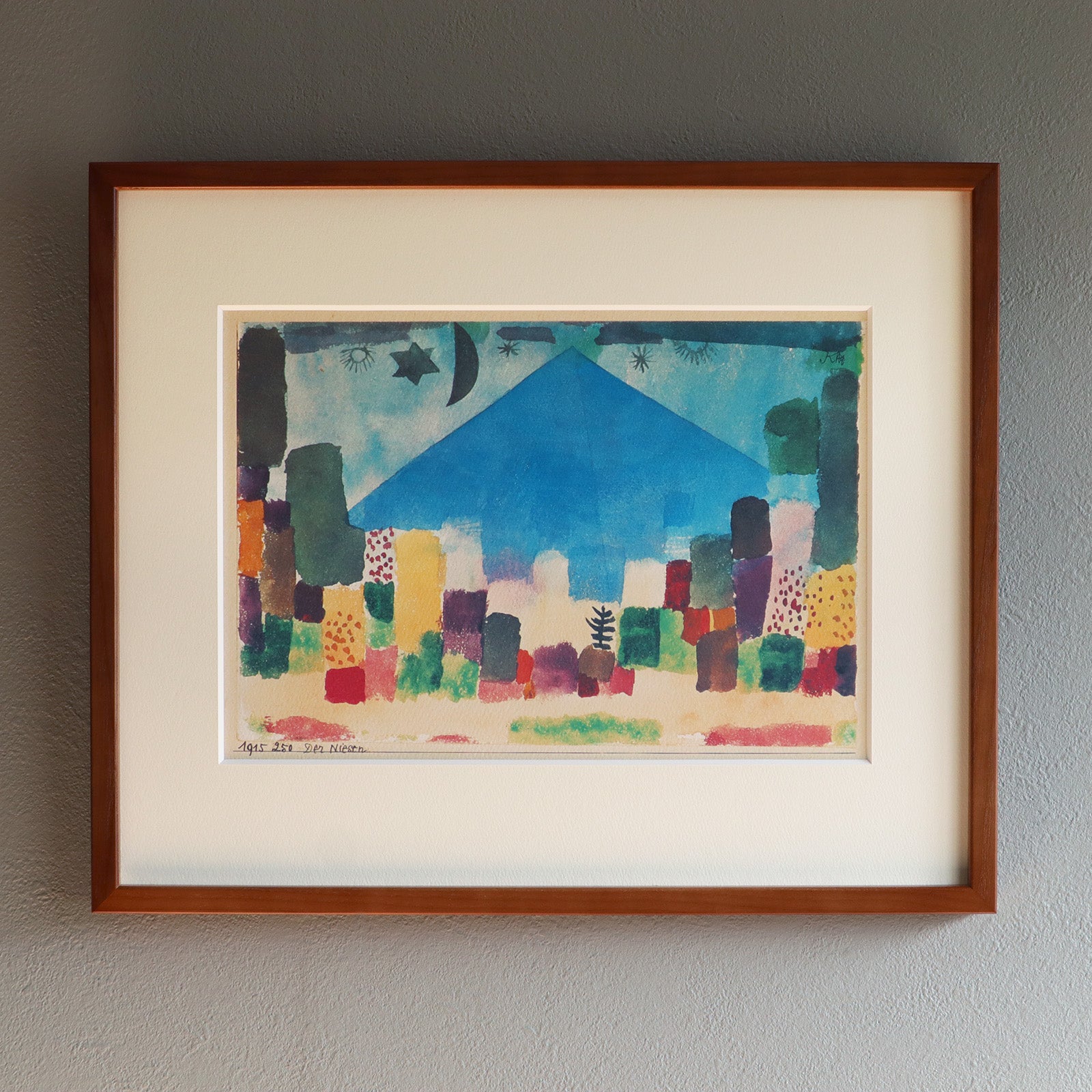 パウル・クレー「ニーゼン山」アートポスター｜北欧ヴィンテージに合う