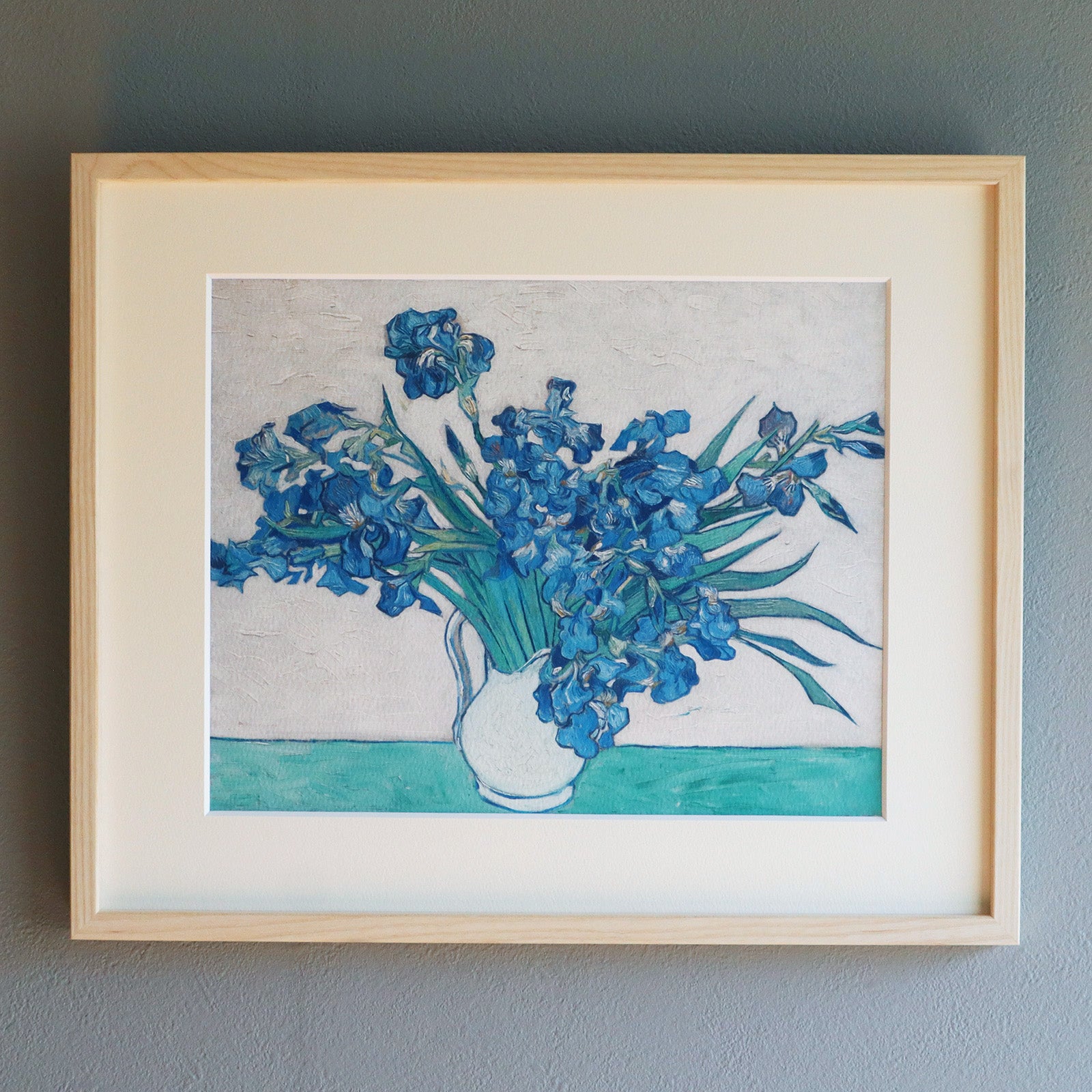 フィンセント・ファン・ゴッホ 「ヴァイオレットのアイリスの花瓶