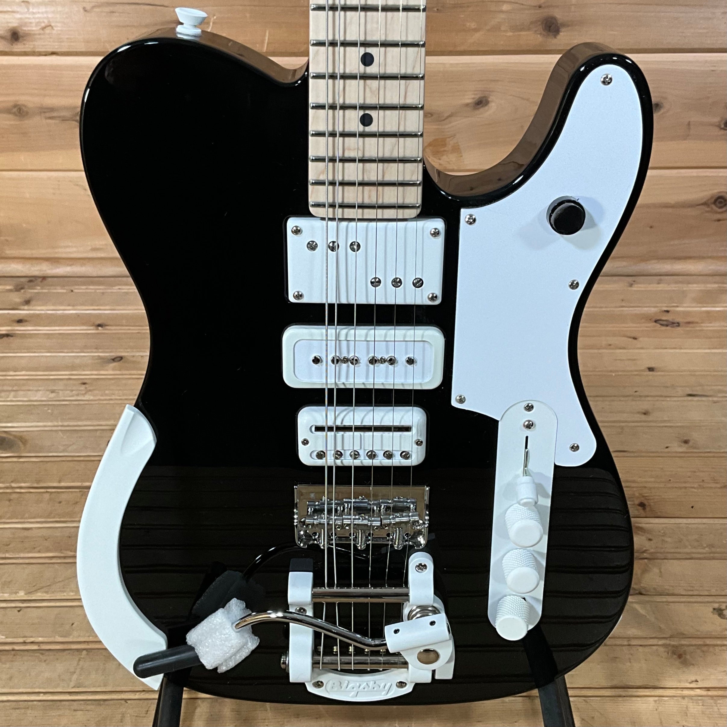 Fender Jack White Triplecaster Telecaster Electric Guitar - Black