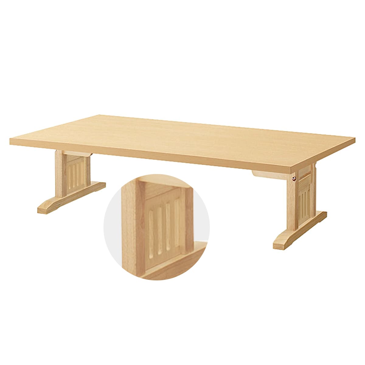 座卓 ZJ脚（ソリ脚タイプ）｜ハストネット