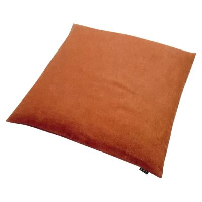 柿渋染 無地 小座布団 45×45｜工夫庵