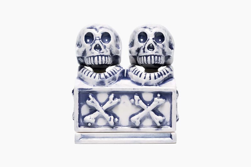 NEIGHBORHOOD Blue Booze Reaper Skull Incense Chamber | Hypebeast