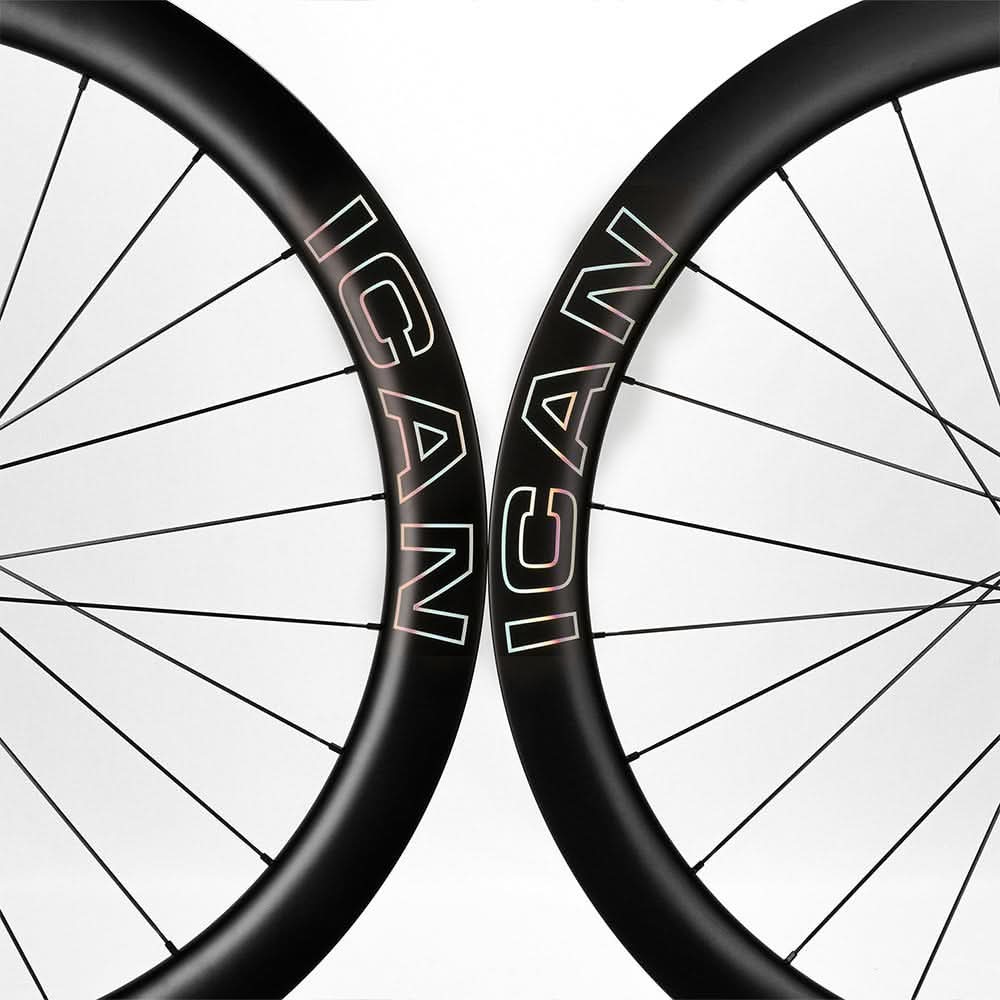 ICAN FL52 Max Disc Carbon Road Wheels 21mm Internal Width – ICAN