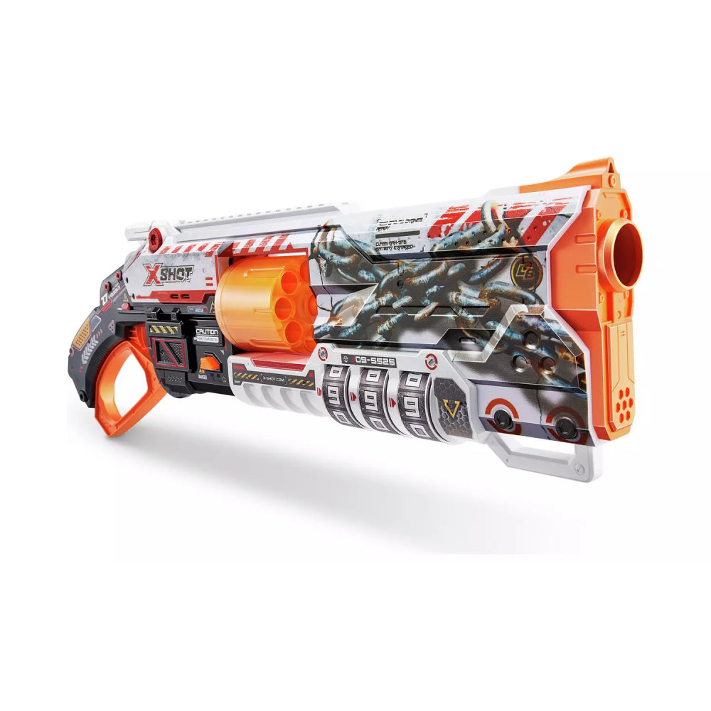 X-Shot Skins Lock Blaster with 16 Darts– Curacao