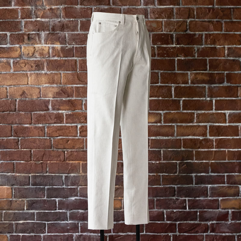 IGT 5P DENIM TROUSERS WHITE | IGTF003-002 – 五十嵐トラウザーズ