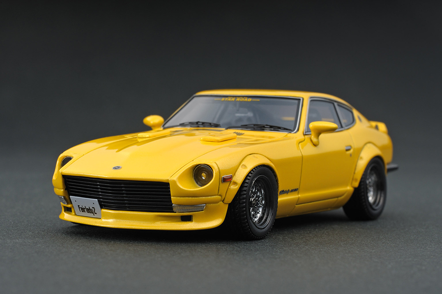 IG0187 1/43 Nissan Fairlady Z (S30) Yellow ※STAR ROAD Z | LINE UP