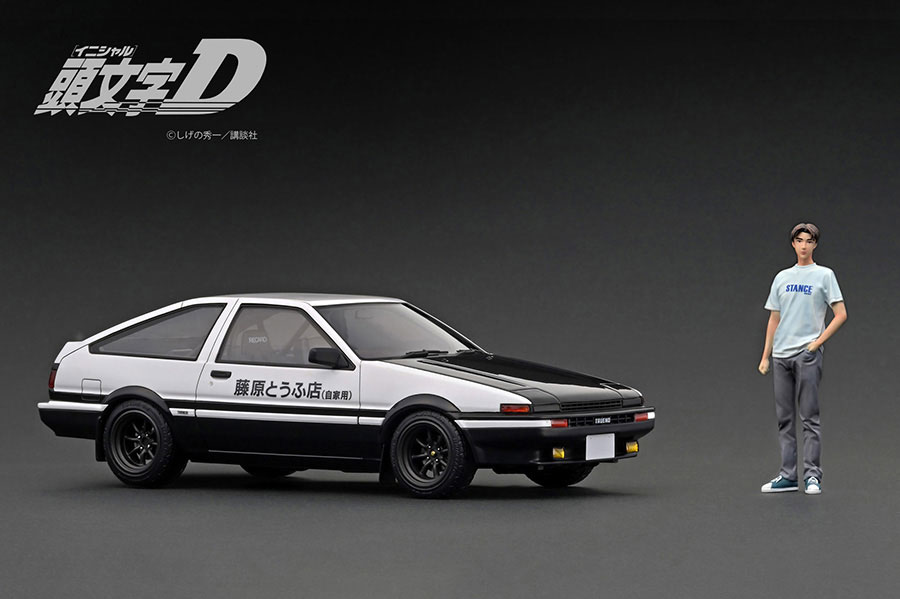 IG3711 1/18 INITIAL D Toyota Sprinter Trueno 3Dr GT Apex (AE86