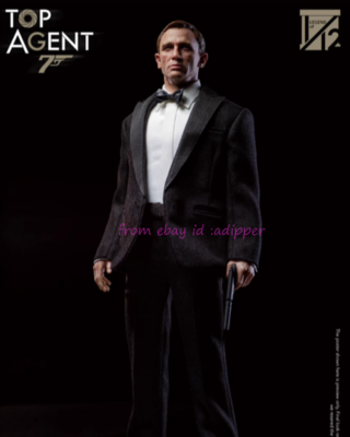 Muff Toys Mf06 1/12 Top Agent 007 James Action Figure Deluxe