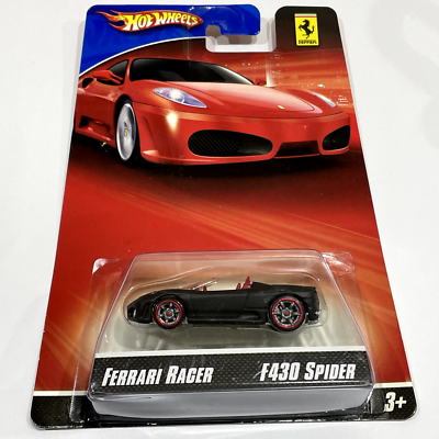 Hot Wheels Ferrari Racer F430 SPIDER Black Excellent Unopened | eBay