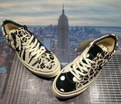 Converse x Brain Dead One Star Ox Low Top Egret/Black-White Mens