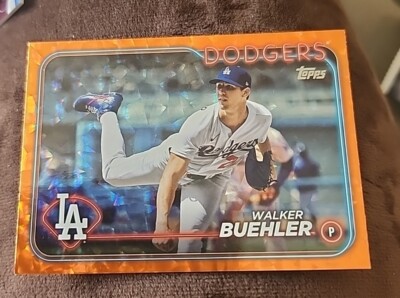 2024 Topps Series 1 - Walker Buehler Orange Foil Parallel /299