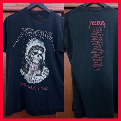 REPRINT - Kanye west Yeezus God wants you 2013 yeezus tour T shirt