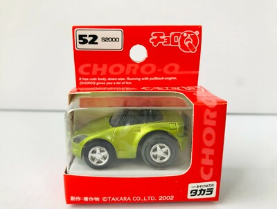 Takara Tomy Choro Q #52 Honda S2000 (Metallic Green) Pullback Car