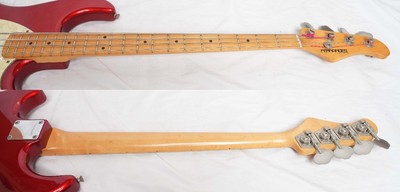 Electric Bass Guitar Fernandes FSB-65 ATLAS 4X MR Metallic Red