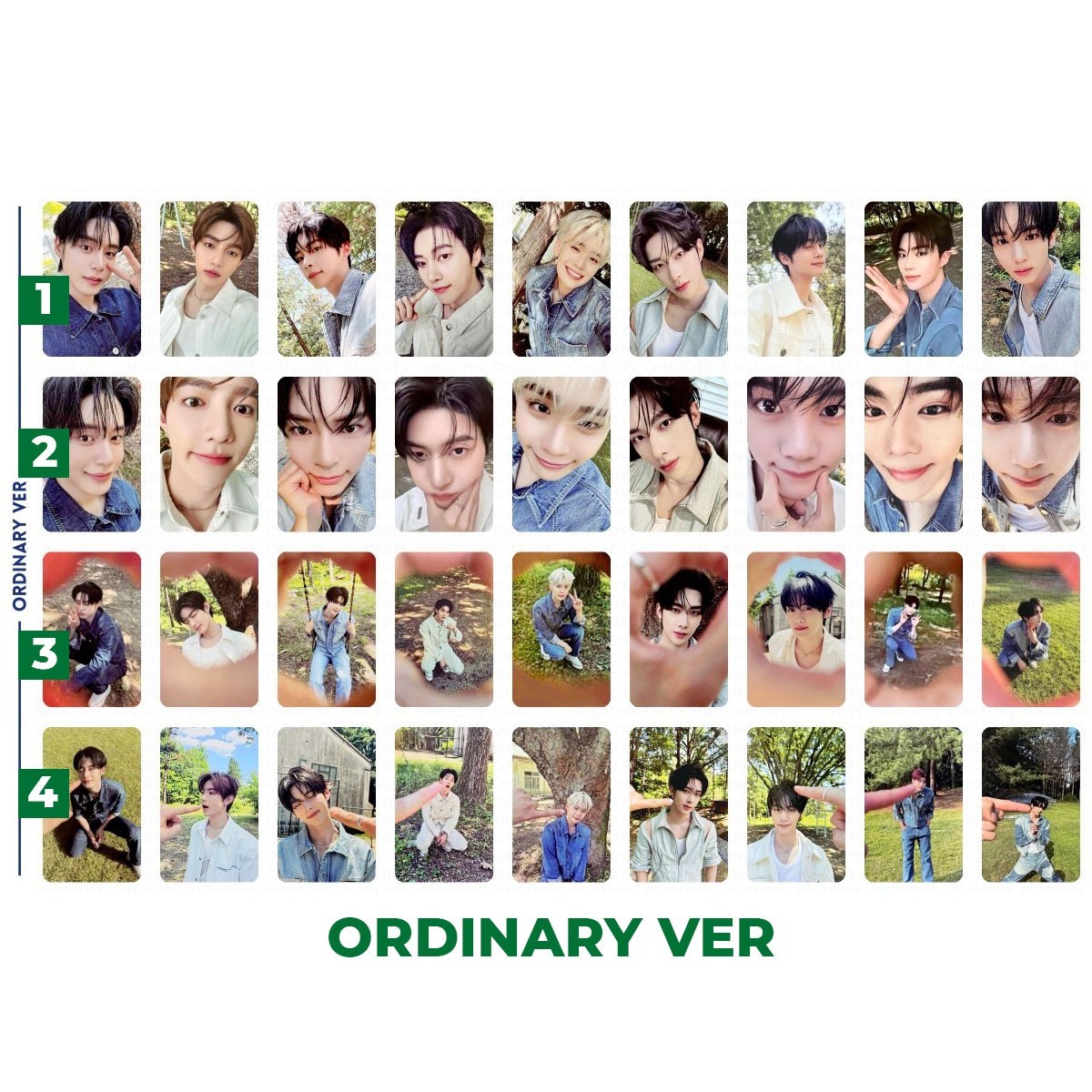 ZB1 ZEROBASEONE x Never Say Never icon ordinary verPHOTOCARD
