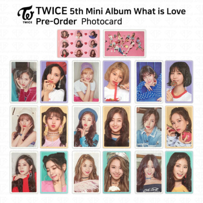 TWICE 5th Album What is Love PreOrder Official Photocard Sana Mina