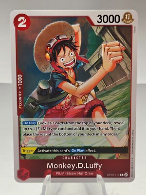 Monkey.D.Luffy OP06-013 R - One Piece Card Game - Wings of Captain