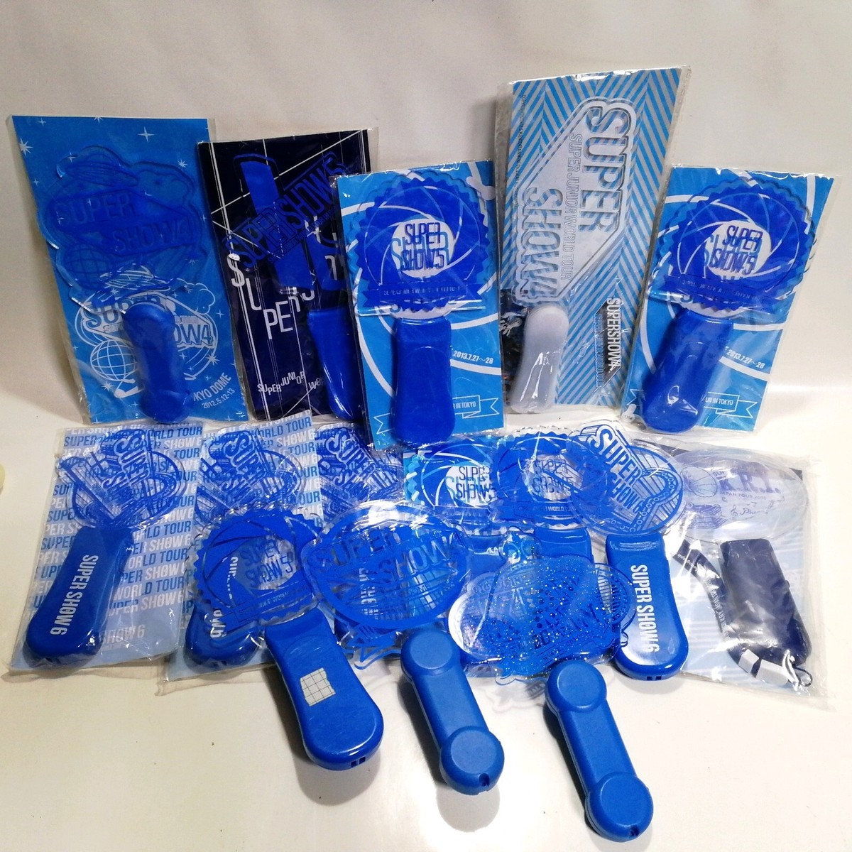 SUPER JUNIOR JAPAN PEN STICK LIGHT SET SHOW3 4 5 6 K.R.Y Untested