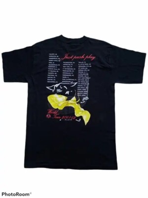 Vintage Aerosmith Hajime Sorayama World Tour Just Push Play Tshirt