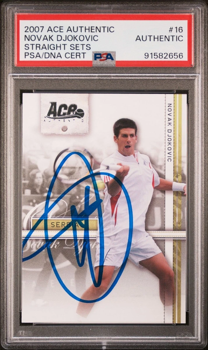 Tennis Ace Authentic Original Rookie Sports Trading Cards