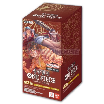 One Piece TCG Card PARAMOUNT WAR Booster Korean BOX (OPK-02) | eBay
